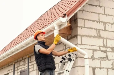 Pose et remplacement de gouttières à Champignolles